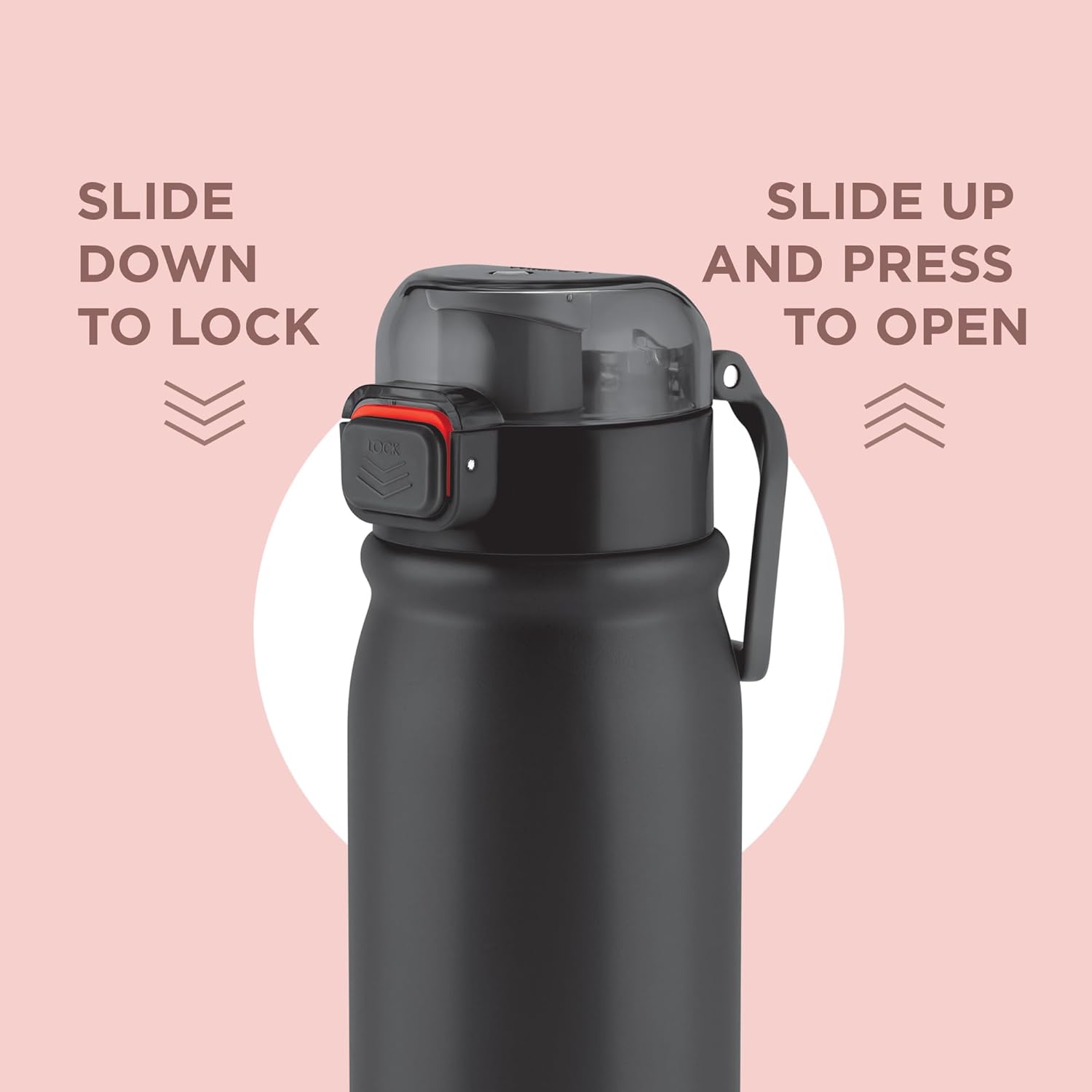 MILTON Reva 1000 ISI Certified Stainless Steel Water Bottle - Image 4