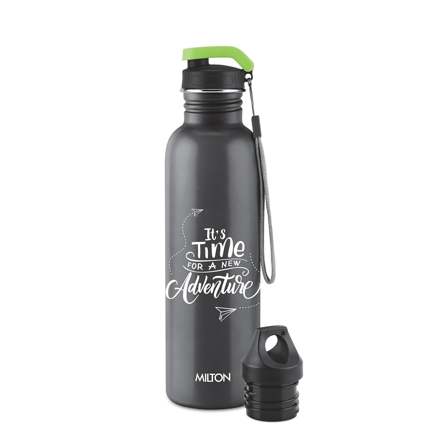 MILTON Marine 900 Stainless Steel Water Bottle  880 ml - Black - Image 1