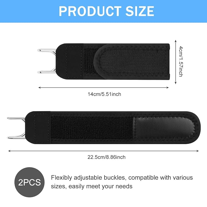 GUSTAVE® Buckleless Belt Hook Tactical Metal Hook Elastic Belt Unisex Buckle-Less Invisible Waist Belts for Work & Edc - Image 2