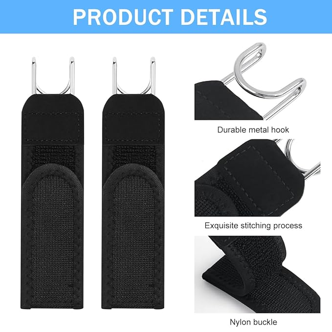 GUSTAVE® Buckleless Belt Hook Tactical Metal Hook Elastic Belt Unisex Buckle-Less Invisible Waist Belts for Work & Edc - Image 3