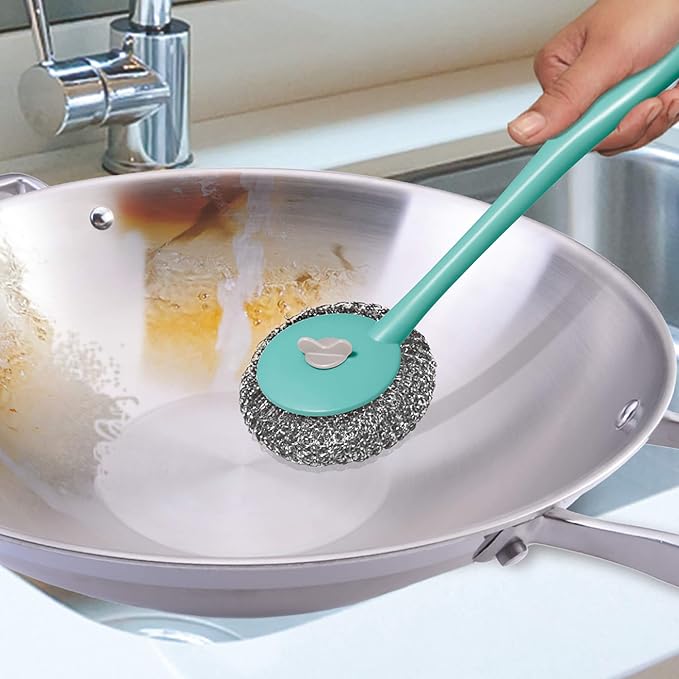 Spotzero By Milton Kitchen Cleaning Handy Scorer (Aqua Green) - Image 3