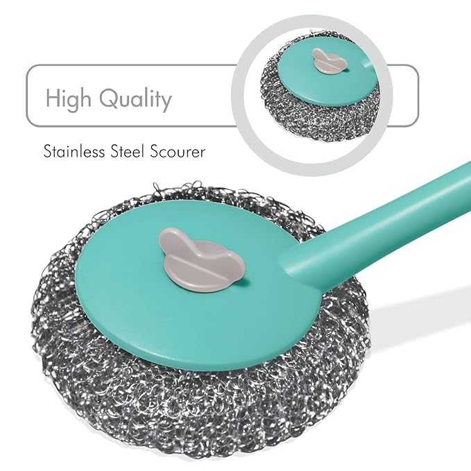 Spotzero By Milton Kitchen Cleaning Handy Scorer (Aqua Green) - Image 5