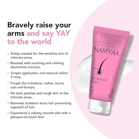 Namyaa Hair Removal Cream for Intimate Skin women 60gm - Image 4