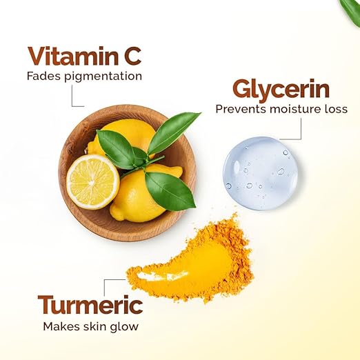 Mamaearth Vitamin C Daily Glow Light Moisturizing Cream with Vitamin C & Turmeric 200g | For Face, Hand & Body | 24H Moisturization | Quick Absorbing, Non-Greasy | Soft Moisturizer - Image 6