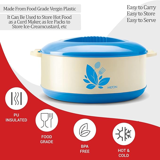 Milton Orchid 1500 Casserole, 1260 ml, Blue - Image 4