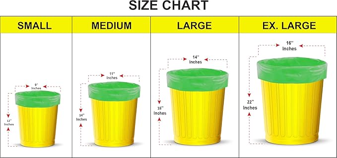 Shalimar Premium (Lavender Fragrance) Scented Garbage Bags Small Size 17x19 Inches|120 Bags (Pack of 4 Rolls with 30 Bags Each) for Dustbin Bag/Trash Bag (Green) - Perforated Box for Easy Dispensing - Image 3