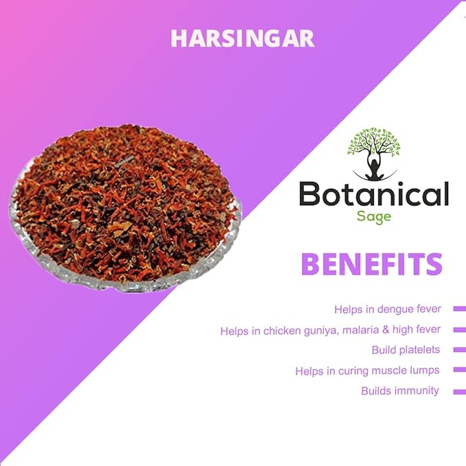 Botanical Sage- Harsingar flower 50g | Parijat | Harshingar ka phool | Selected | Extra Cleaned - Image 4