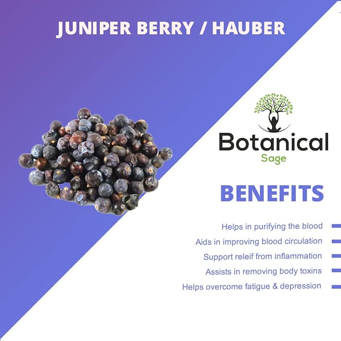Botanical Sage- Dried Juniper Berry 100g | Imported |selected | Extra Cleaned - Image 4