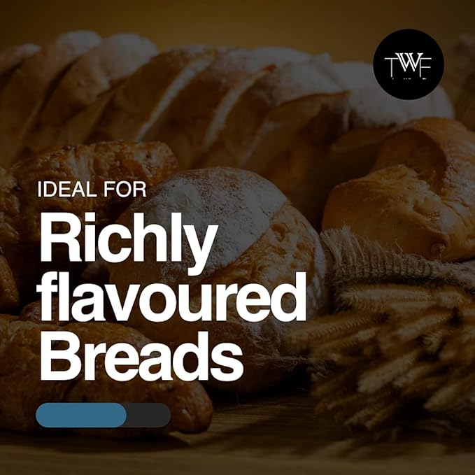 TWF Dark Rye Flour | Ideal for Baking | Unbleached | Rich in Fiber | Powerful Antioxidants | Additive Free | High Nutrition | Suitable for Rustic Artisanal Bakes (200 g) - Image 3