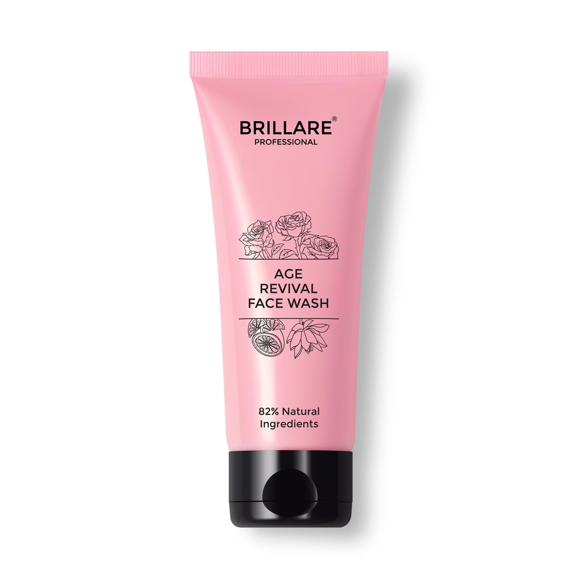 Brillare Professional Age Revival Natural Face Wash With Indian Rose and Lotus (100 ML) - Image 1