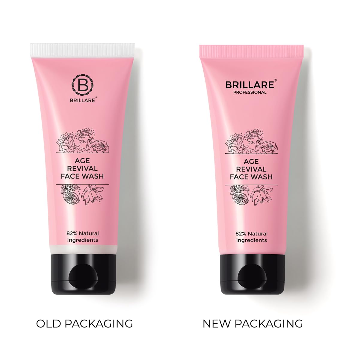 Brillare Professional Age Revival Natural Face Wash With Indian Rose and Lotus (100 ML) - Image 5