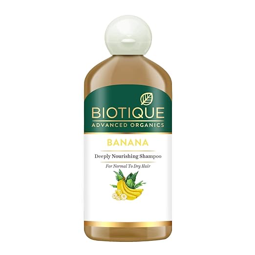 Biotique Banana Deeply Nourishing Hair Shampoo for Normal to Dry Hair, 300ml - Image 1