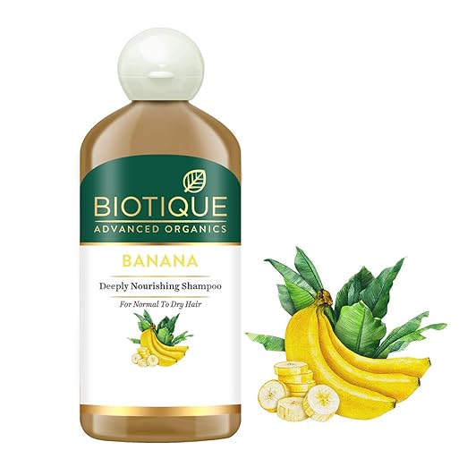 Biotique Banana Deeply Nourishing Hair Shampoo for Normal to Dry Hair, 300ml - Image 2