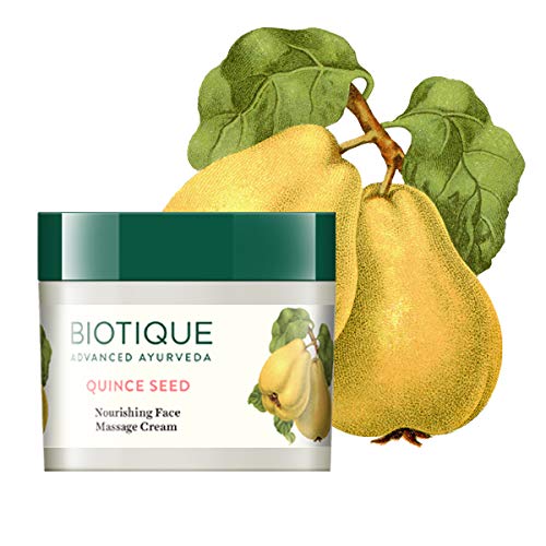Biotique Quince Seed Anti Aging Face Massage Cream For Normal To Dry Skin, 50gm - Image 1