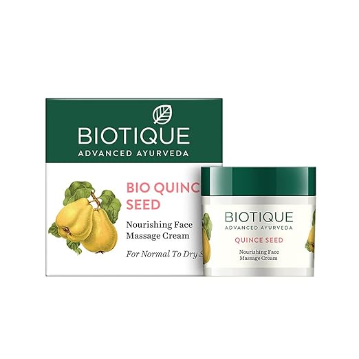 Biotique Quince Seed Anti Aging Face Massage Cream For Normal To Dry Skin, 50gm - Image 2
