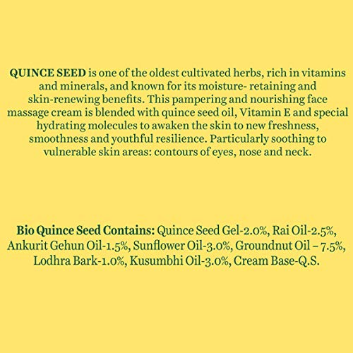 Biotique Quince Seed Anti Aging Face Massage Cream For Normal To Dry Skin, 50gm - Image 4