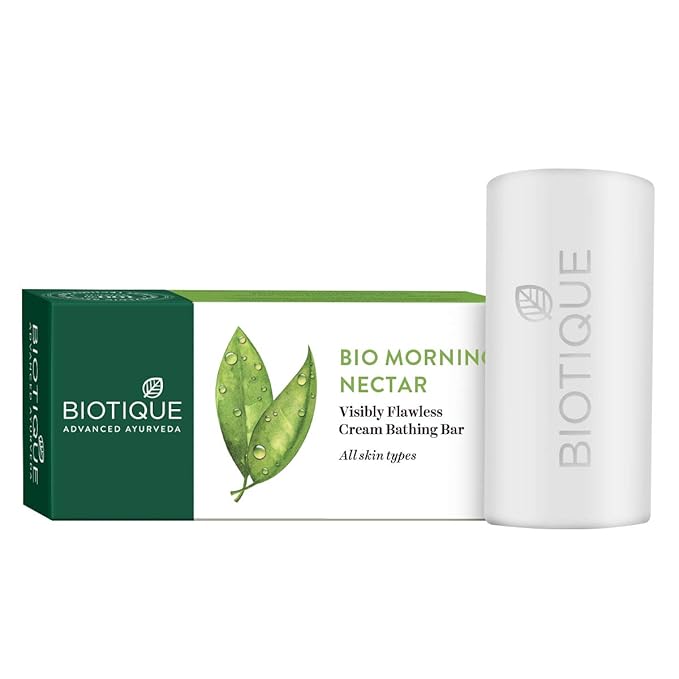 Biotique Bio Morning Nectar Flawless Skin Soap - All Skin Types  150gram - Image 1