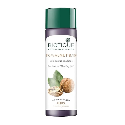 Biotique Bio Walnut Volume and Bounce Shampoo and Conditioner | For Fine and Thinning Hair| Volumizing Shampoo for Thin Hair |100% Botanical Extracts |120ml - Image 1