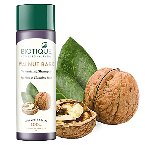 Biotique Bio Walnut Volume and Bounce Shampoo and Conditioner | For Fine and Thinning Hair| Volumizing Shampoo for Thin Hair |100% Botanical Extracts |120ml - Image 4