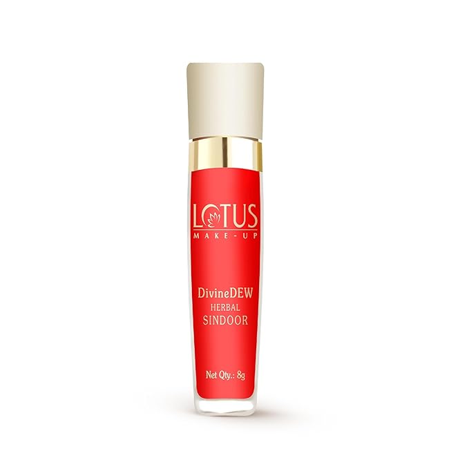Lotus Make-Up Divine Dew Herbal Sindoor (Love Drop (Red - 21R), 8g (Pack of 1) - Image 1