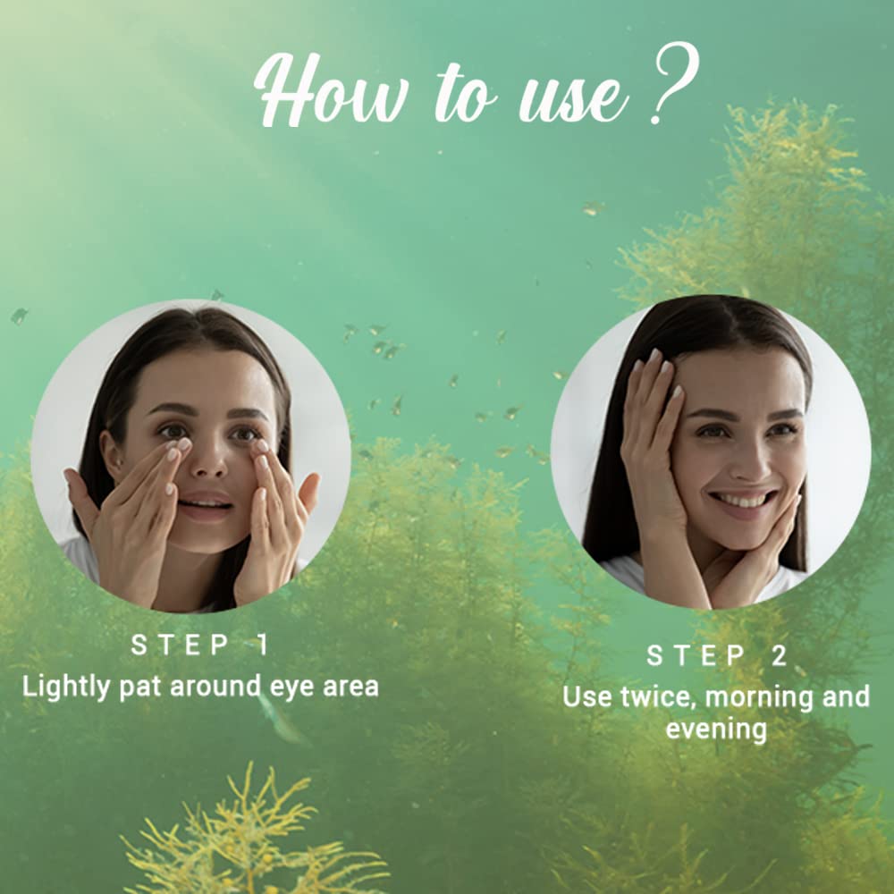 Biotique Bio Seaweed Revitalizing Anti Fatigue Eye Gel | Contains Wild Seaweed, Nutmeg, & Honey | Reduces Dark Circle and Puffiness | Suitable for All Skin Types | 15g - Image 9