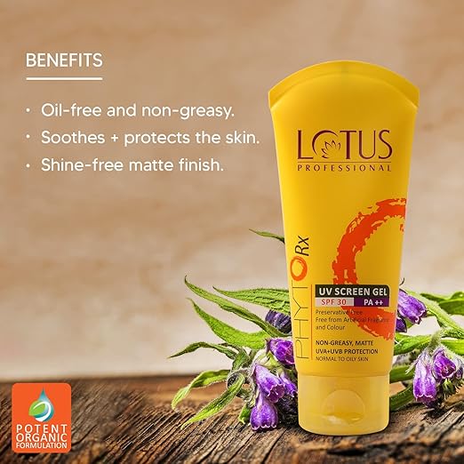LOTUS PROFESSIONAL UV SCREEN GEL SPF 30 PA++ 80g - Image 3