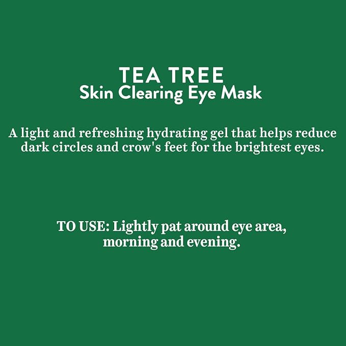Biotique Tea Tree Skin Clearing Eye Mask, Green, 15 g - Image 5