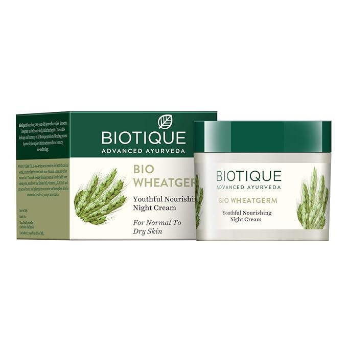 Biotique Firming Face & Body Cream - Bio Wheat Germ (55gm) - Image 1
