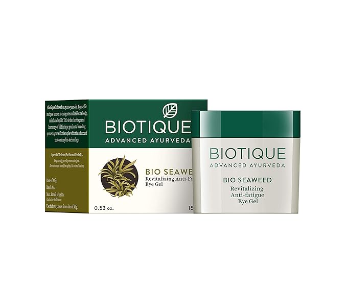 Biotique Seaweed Revitalizing Anti Fatigue Eye Gel 15 gram - Image 1