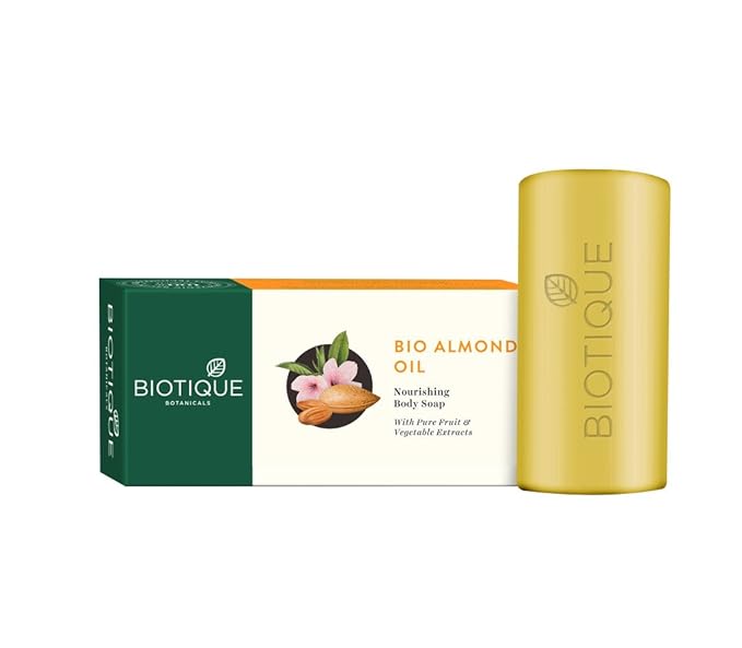 Biotique Almond Oil Nourishing Body Soap 150G/5.29Fl.Oz. - Image 1