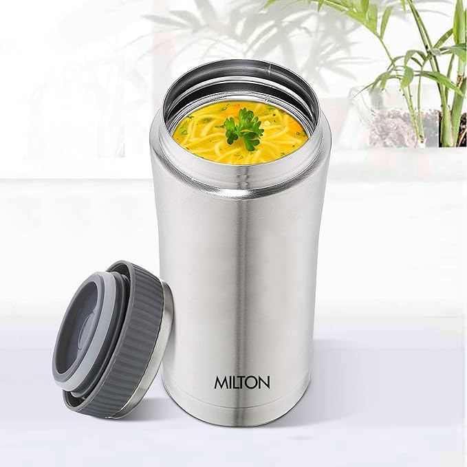 Milton Thermosteel Optima 350 Double Wall Vacuum Insulated Flask, 350 ml | 12 oz | Hot and Cold for Long Hours, 18/8 Stainless Steel, Coffee Travel Mug Tumbler - Image 2