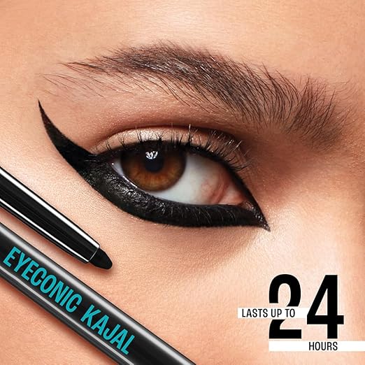 Lakme 9 to 5 Eyeconic Kajal, Matte Waterproof Kohl - Image 3