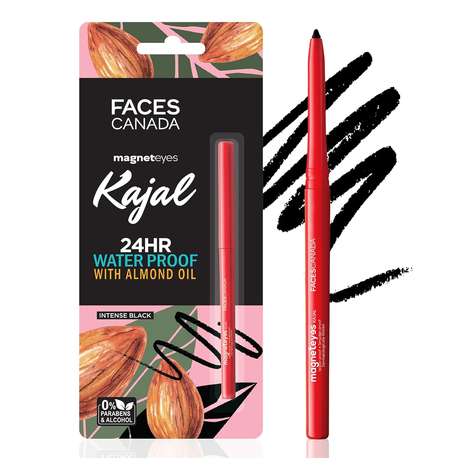 FACESCANADA Magneteyes Kajal Stick Black 0.35 Gm - Image 1