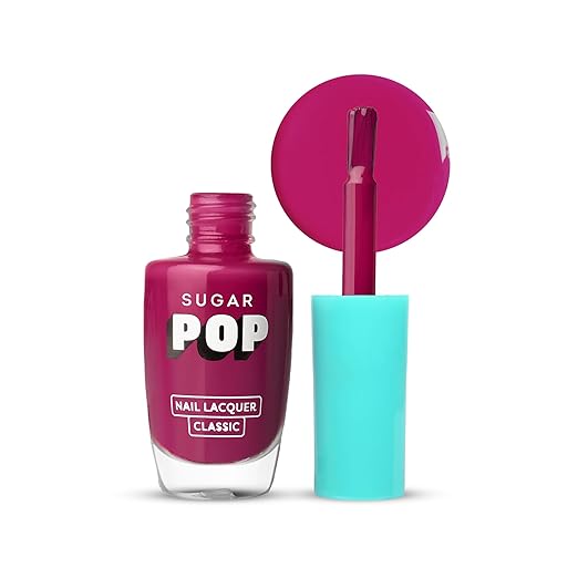 SUGAR POP Nail Lacquer 10 Call Me Hot Fuschia Pink - Image 1