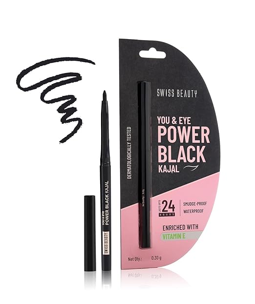 SWISS BEAUTY You & Eye Power Black Pencil Kajal - Image 1