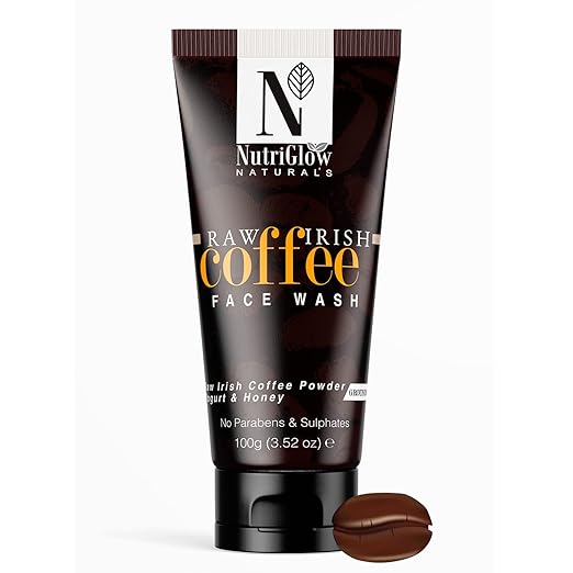 NUTRIGLOW Naturals Raw Irish Coffee Blackhead Removal Face Wash-100 gm - Image 1