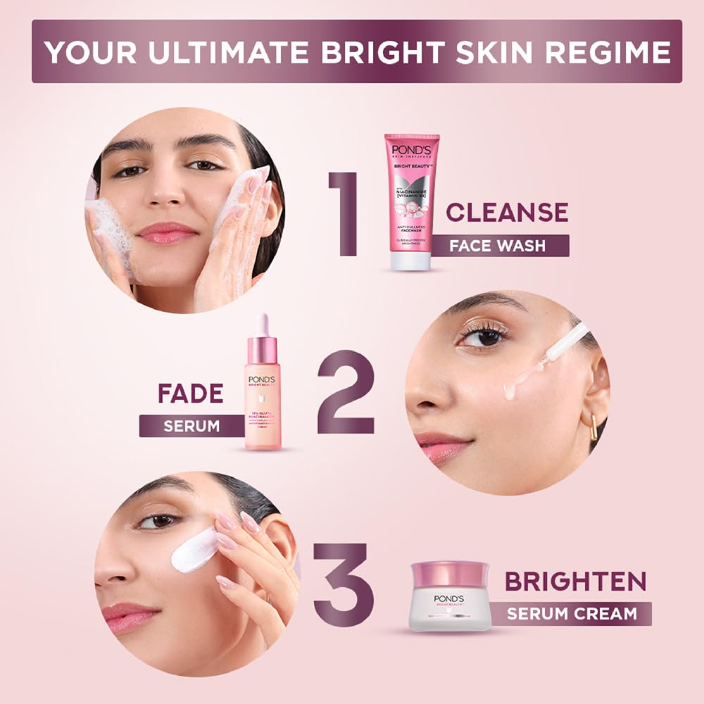 Ponds Bright Beauty Anti-Dullness & Brightening  Facewash  - Image 5