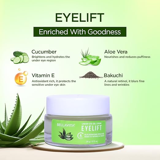 Bella Vita Organic under eye cream gel - Image 4