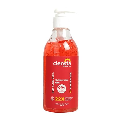 Clensta Red Aloe Vera Gel 300ML - Image 1