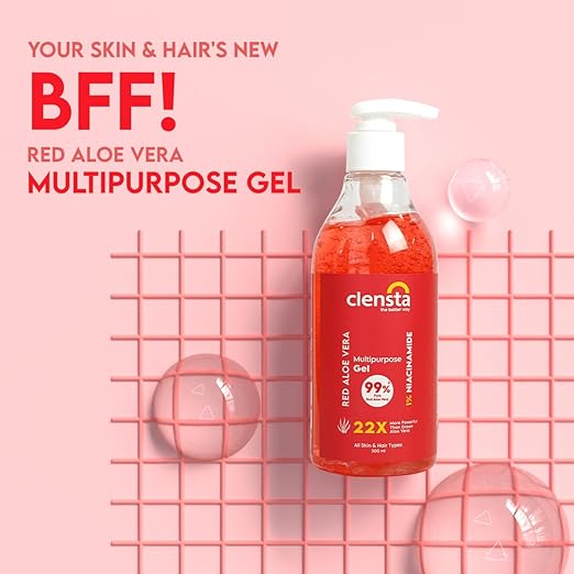 Clensta Red Aloe Vera Gel 300ML - Image 4