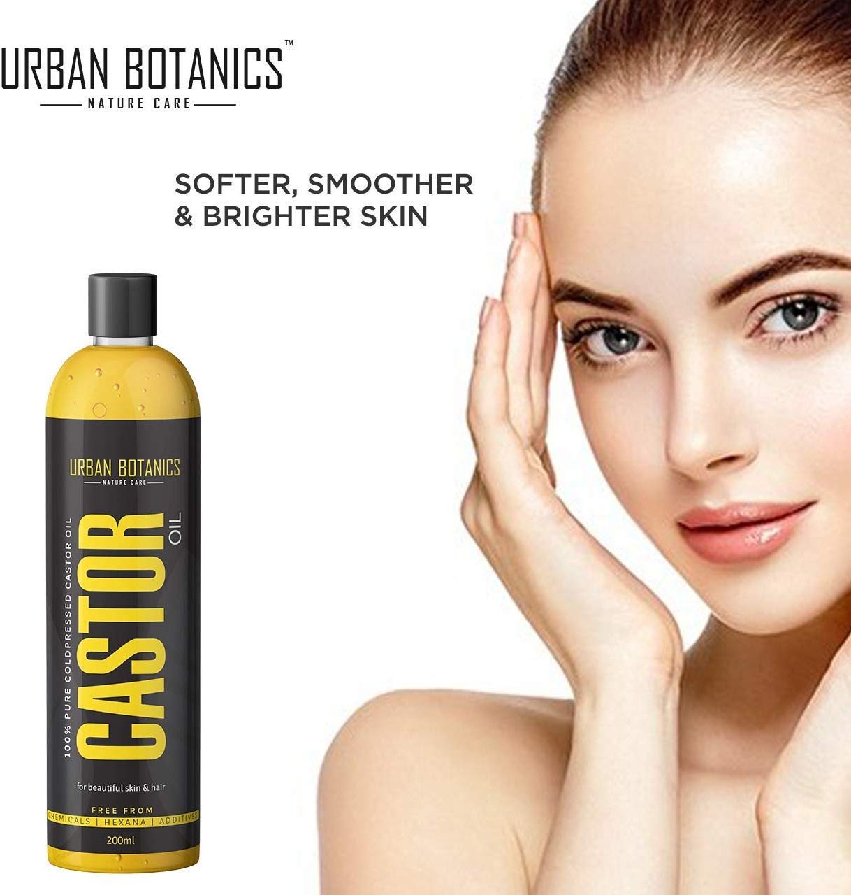 UrbanBotanics Cold Pressed Castor Oil for Hair Growth - Image 2