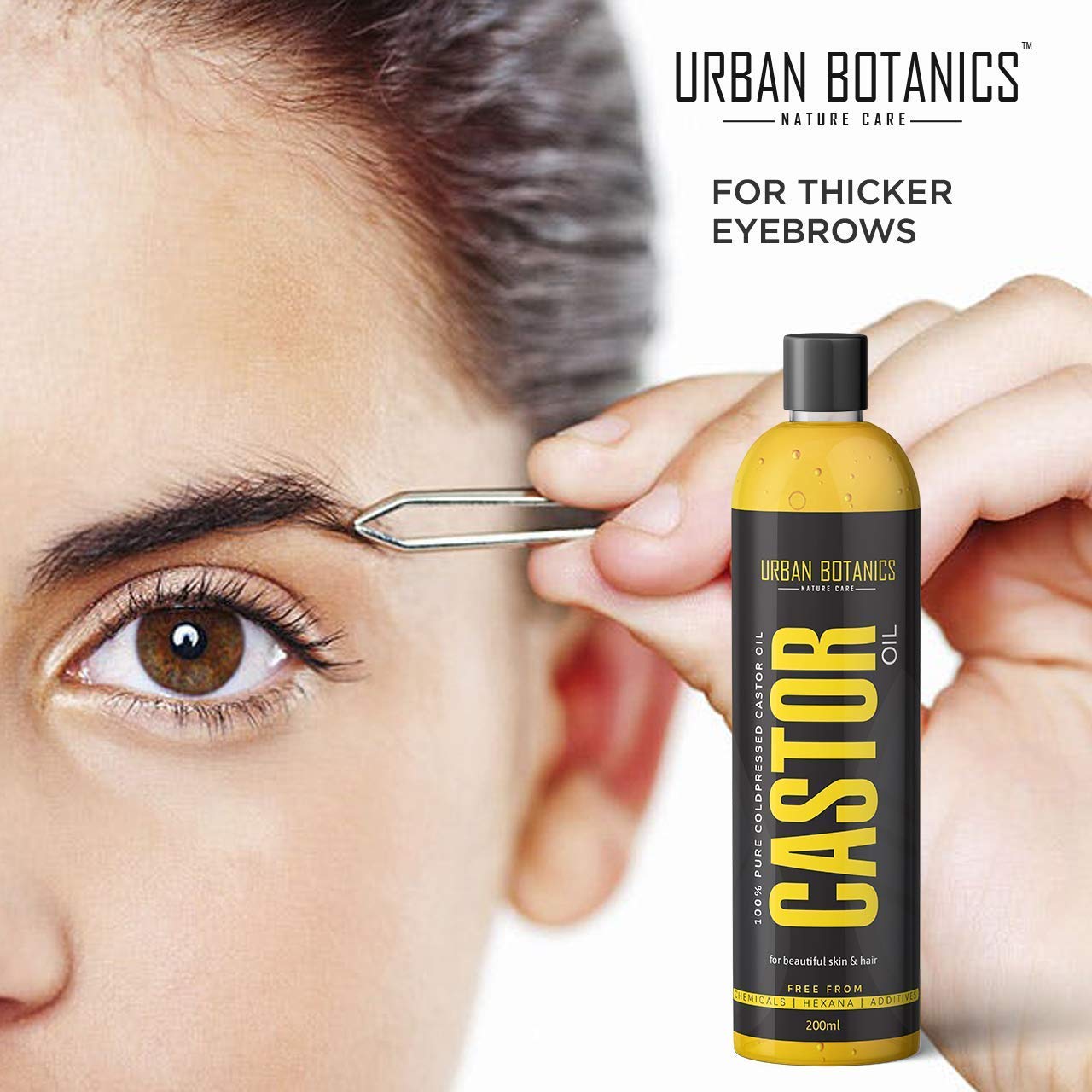 UrbanBotanics Cold Pressed Castor Oil for Hair Growth - Image 3