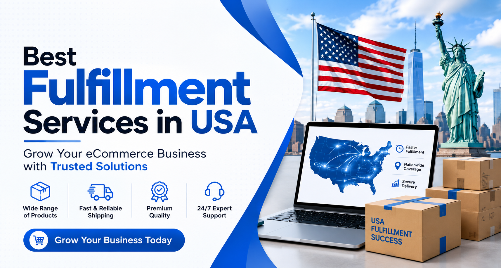 Best Fulfillment Services in USA – Grow Your eCommerce Business with Renown Mart